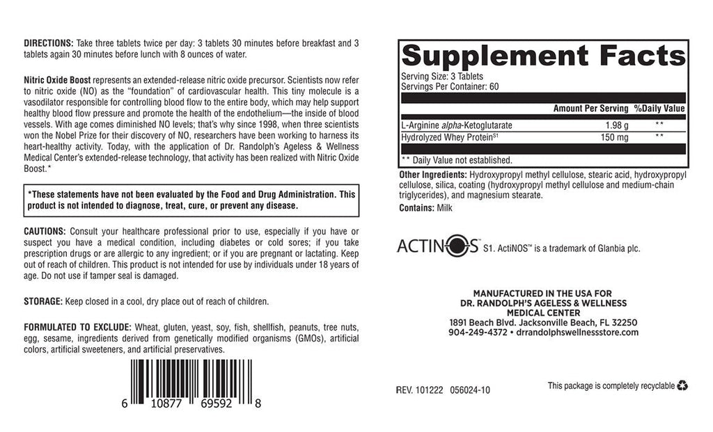 Nitric Oxide Boost