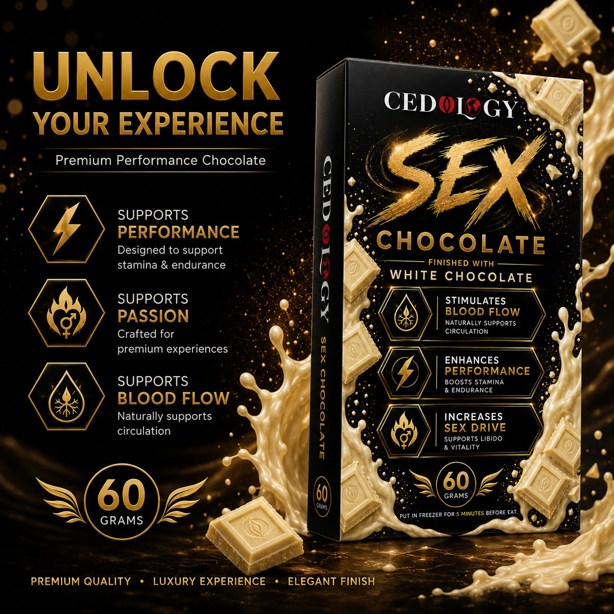 Premium White Chocolate Experience (60 Grams)