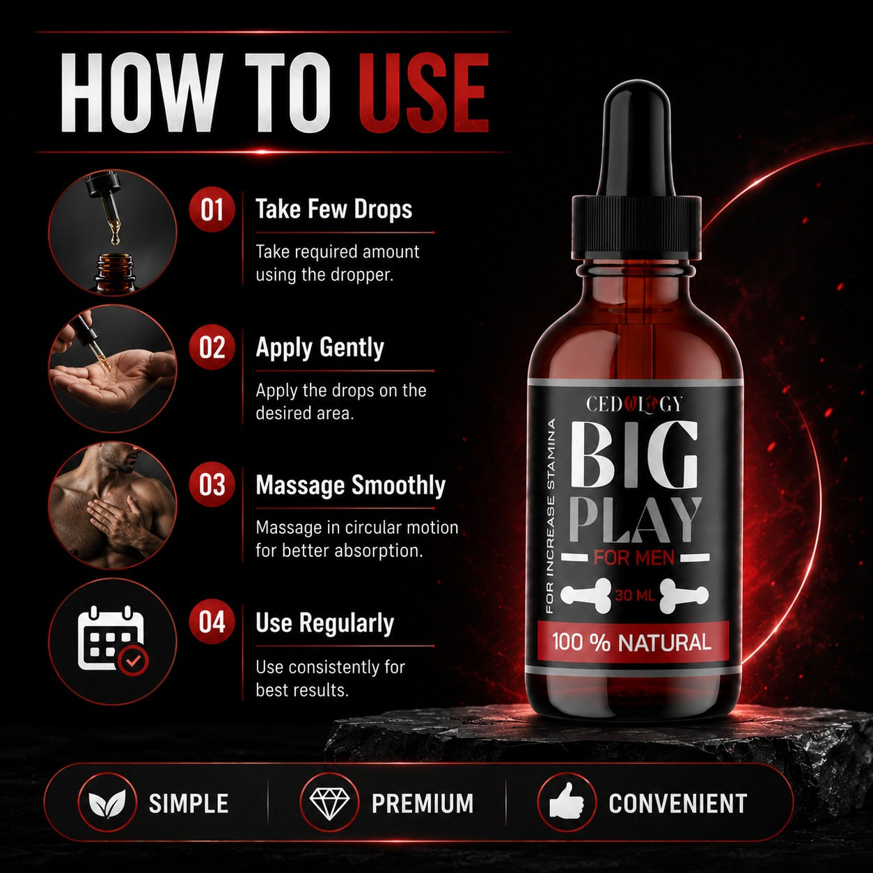 Big Play Massage Oil (30ml)