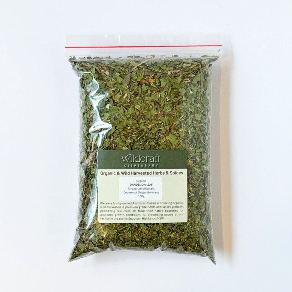 DANDELION LEAF ORGANIC 50g Taraxacum officinalis