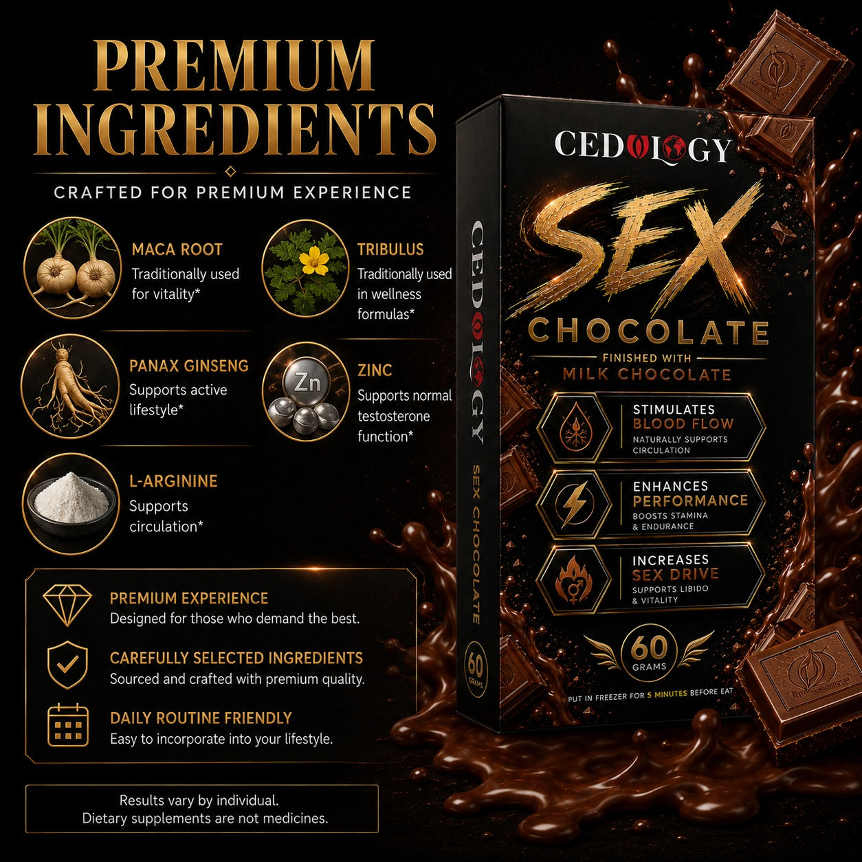 Premium Milk Chocolate Experience (60 Grams)