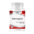 Male Support, Energy, Stress, Libido & Wellbeing Softgels White Label | Yohimbine + Ginseng + Murungai + Ashwagandha + Wild Yam + Nutmeg + L-Argenine- Private Label Softgels Manufacturer