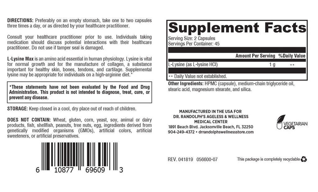 L-Lysine Max
