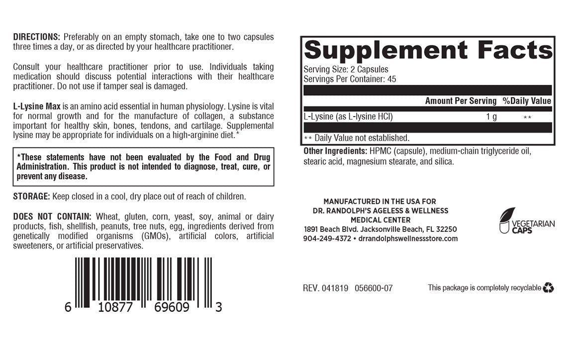 L-Lysine Max