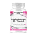Evening Primrose Oil + Vitamin E Softgels White Label | EPO + Vitamin E for Hormonal Health - Private Label Softgels Manufacturer