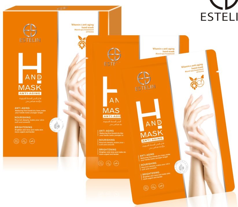 Vitamin C anti-aging hand mask