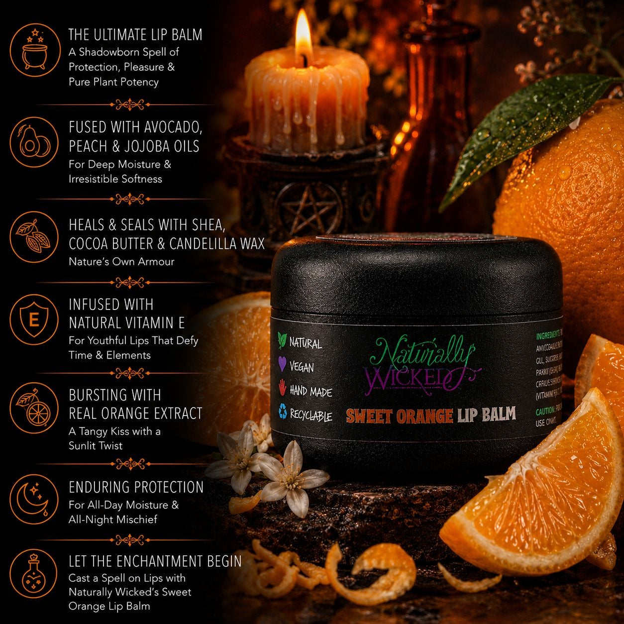Sweet Orange Lip Balm
