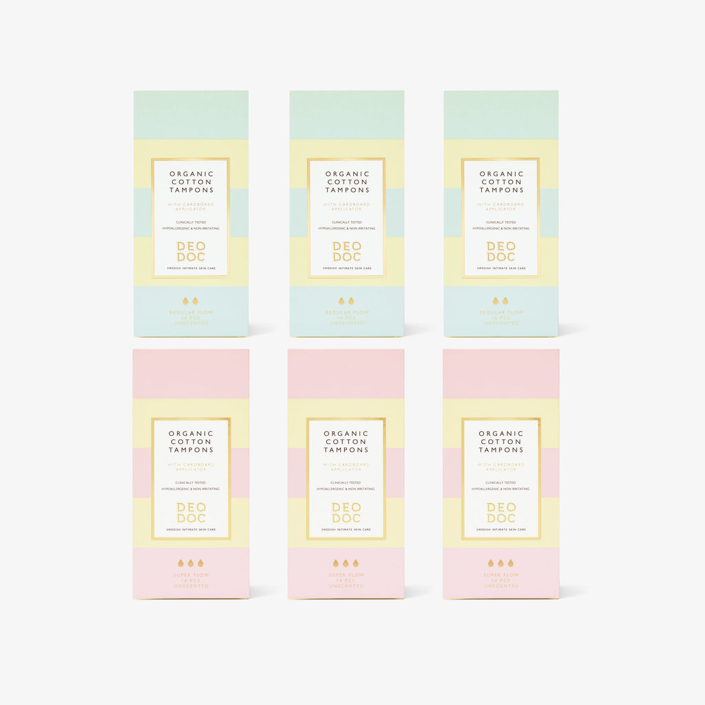 Cotton Tampons Value Kit