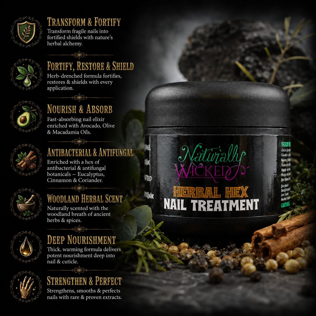 Herbal Hex Nail Treatment