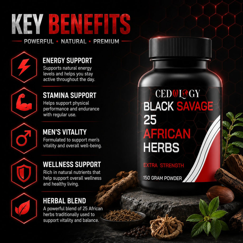 Black Savage - 25 Herbal Blend Powder (150g)