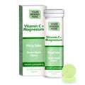 Vitamin C + Magnesium Effervescent Tablets Private Label | Vitamin C 1,000mg + Magnesium 130mg - Green Apple Flavor | Private Label Fizzy Tablets Manufacturer
