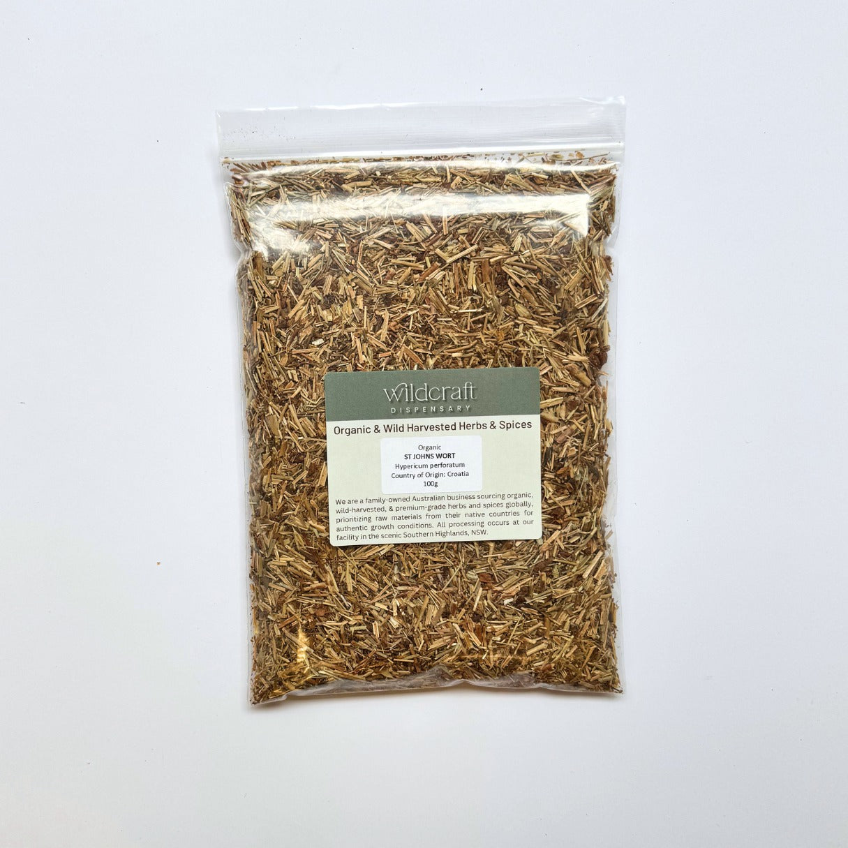ST JOHNS WORT ORGANIC 100g Hypericum perforatum
