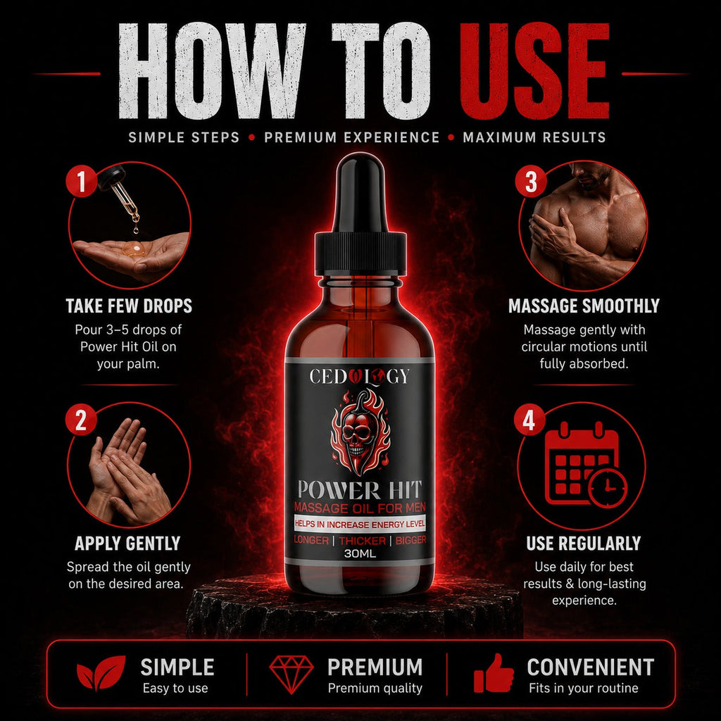 Power Hit Massage Oil (30ml)