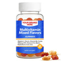 Multivitamin Mixed Flavors Gummies Private Label (PECTIN) | Comprehensive Support Gummies | Private Label Gummy Manufacturer | LOW MOQ FORMULA