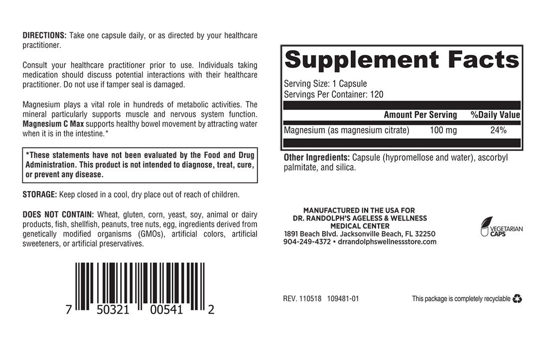 Magnesium C Max
