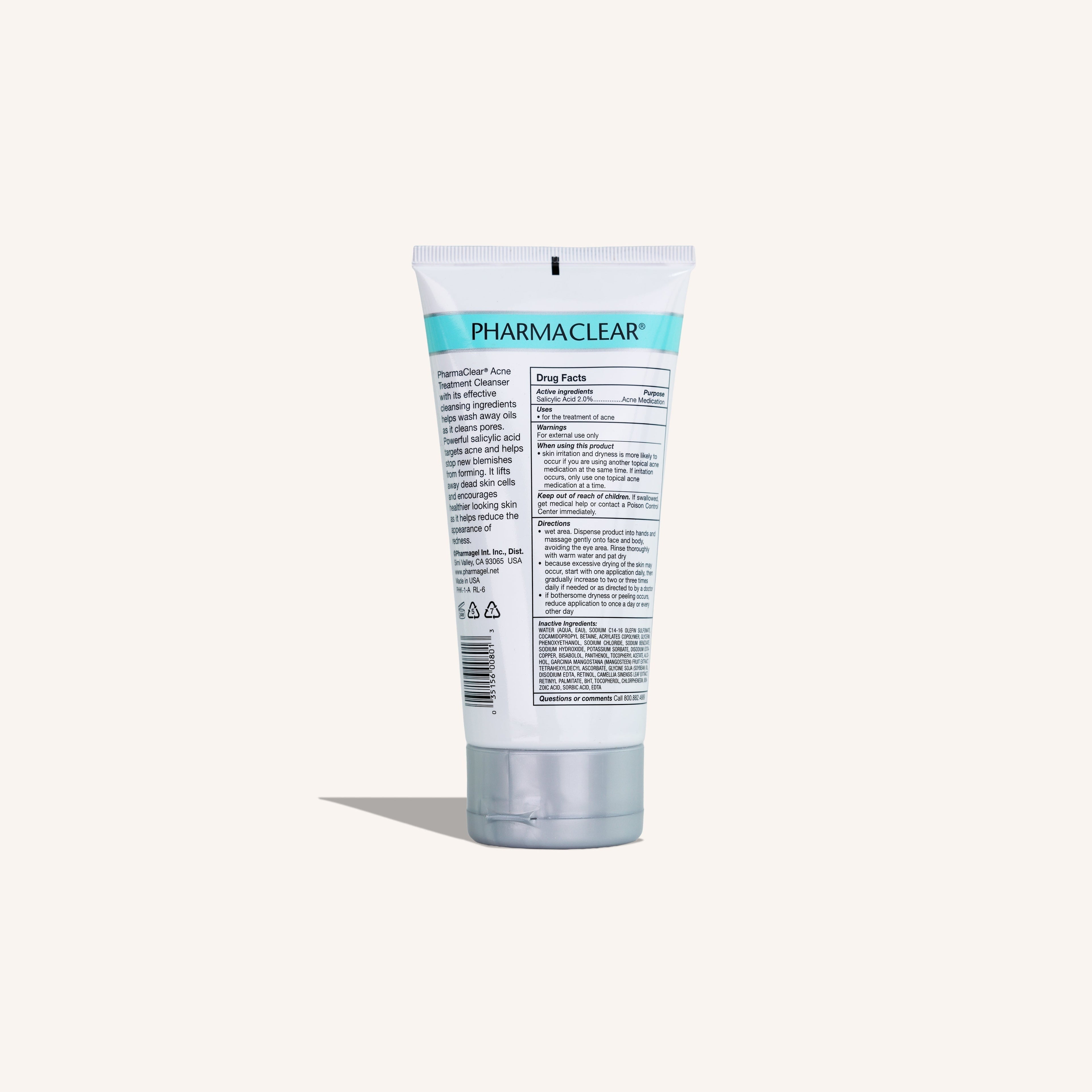 PharmaClear® Acne Treatment Cleanser