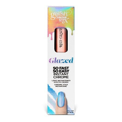 Gelish – Red Glazed Chrome Stix