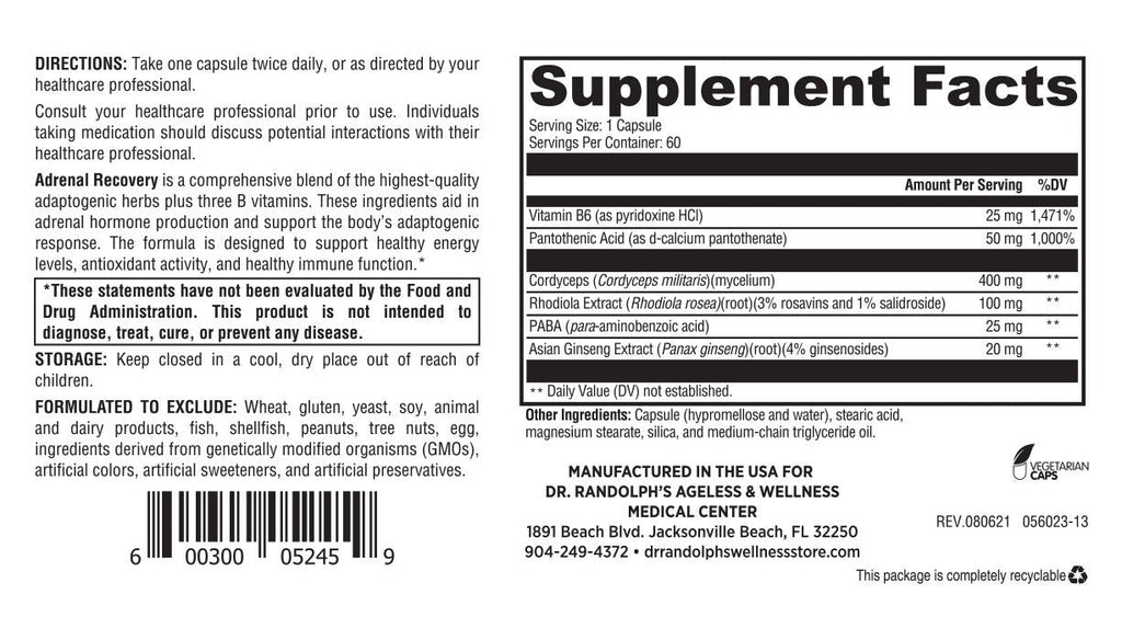 Adrenal Recovery