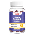 Sleep Support Gummies Private Label (PECTIN) | (Melatonin-Free) Magnesium + B6 + Chamomile + Melissa + Passionflower + L-theanine | Private Label Gummy Manufacturer