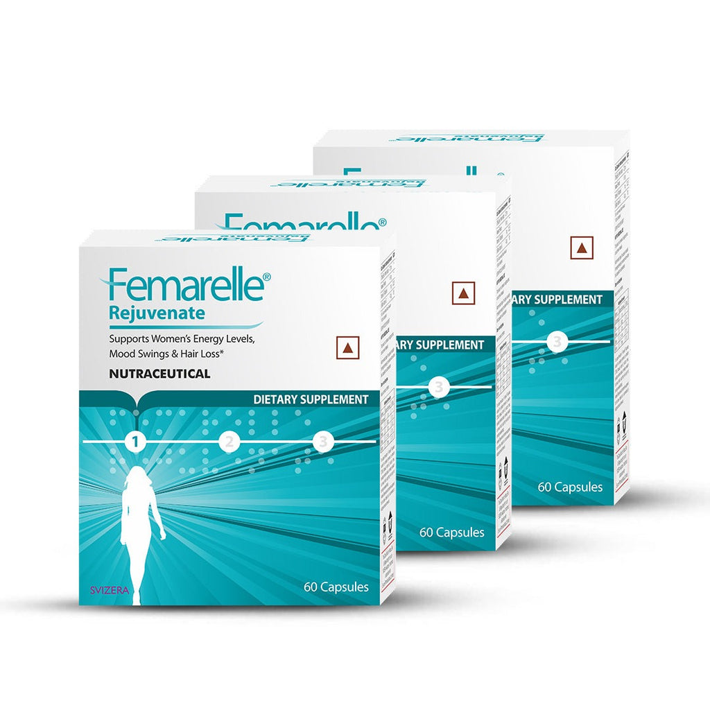 Femarelle® Rejuvenate Perimenopause Supplements | 35-49+ Women | Skin Health, Hair Loss, Energy, Mood Swings | 8 Million+ Customers, Global Brand