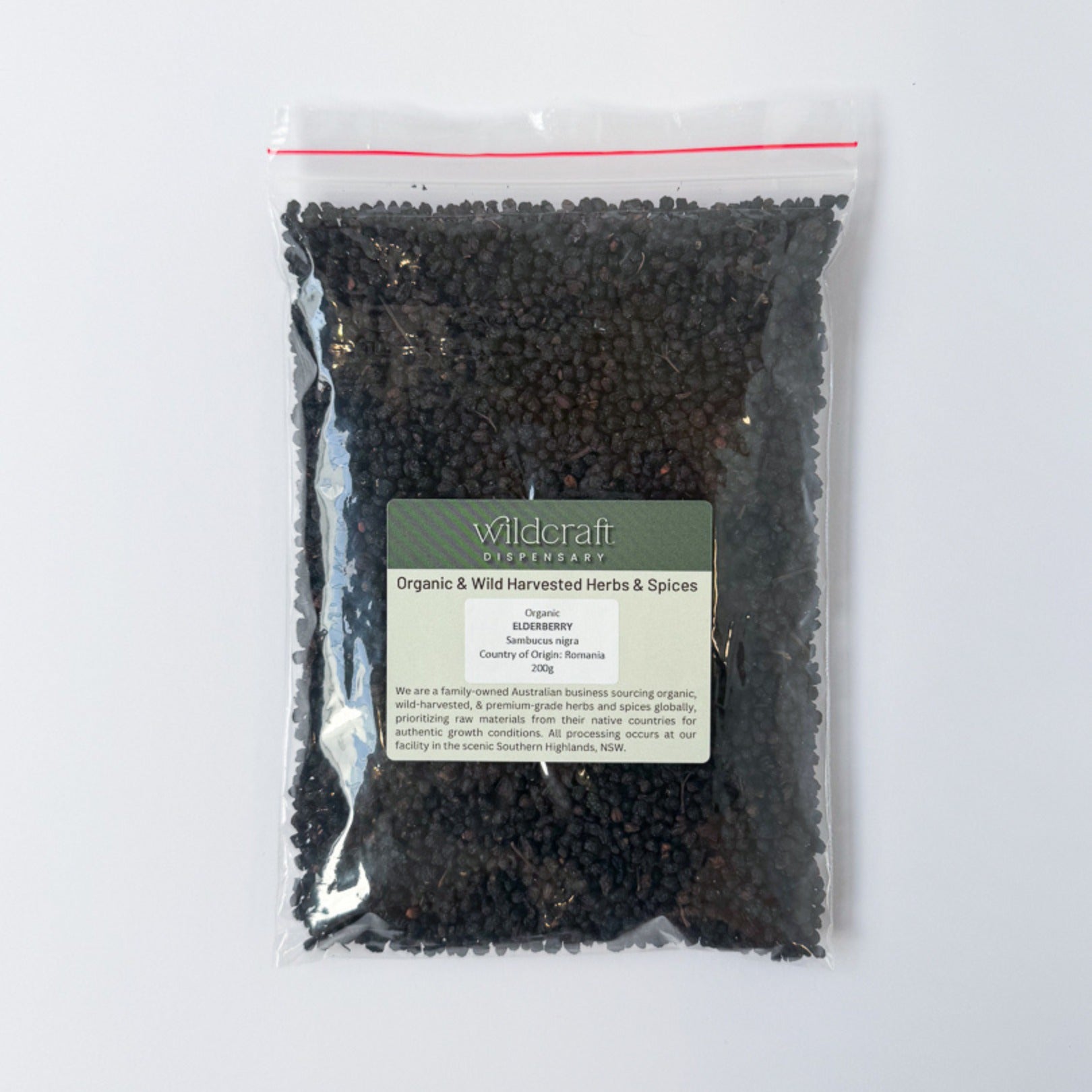 ELDERBERRIES ORGANIC 200g Sambucus nigra