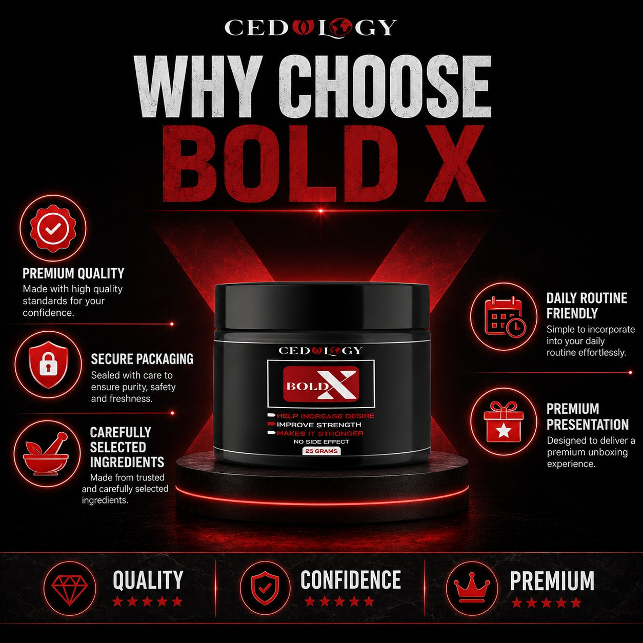 Bold X Cream (25g)