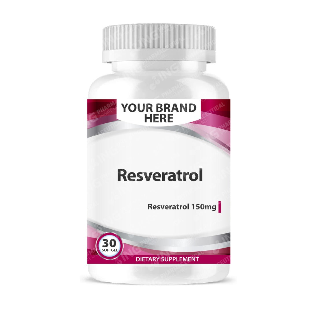 Resveratrol Softgels White Label | Resveratrol 150mg Private Label Softgels Manufacturer