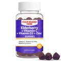 Elderberry + Vitamin C + Vitamin D3 + Zinc Gummies Private Label (PECTIN) | Elderberry PLUS Gummies | Private Label Gummy Manufacturer | LOW MOQ FORMULA