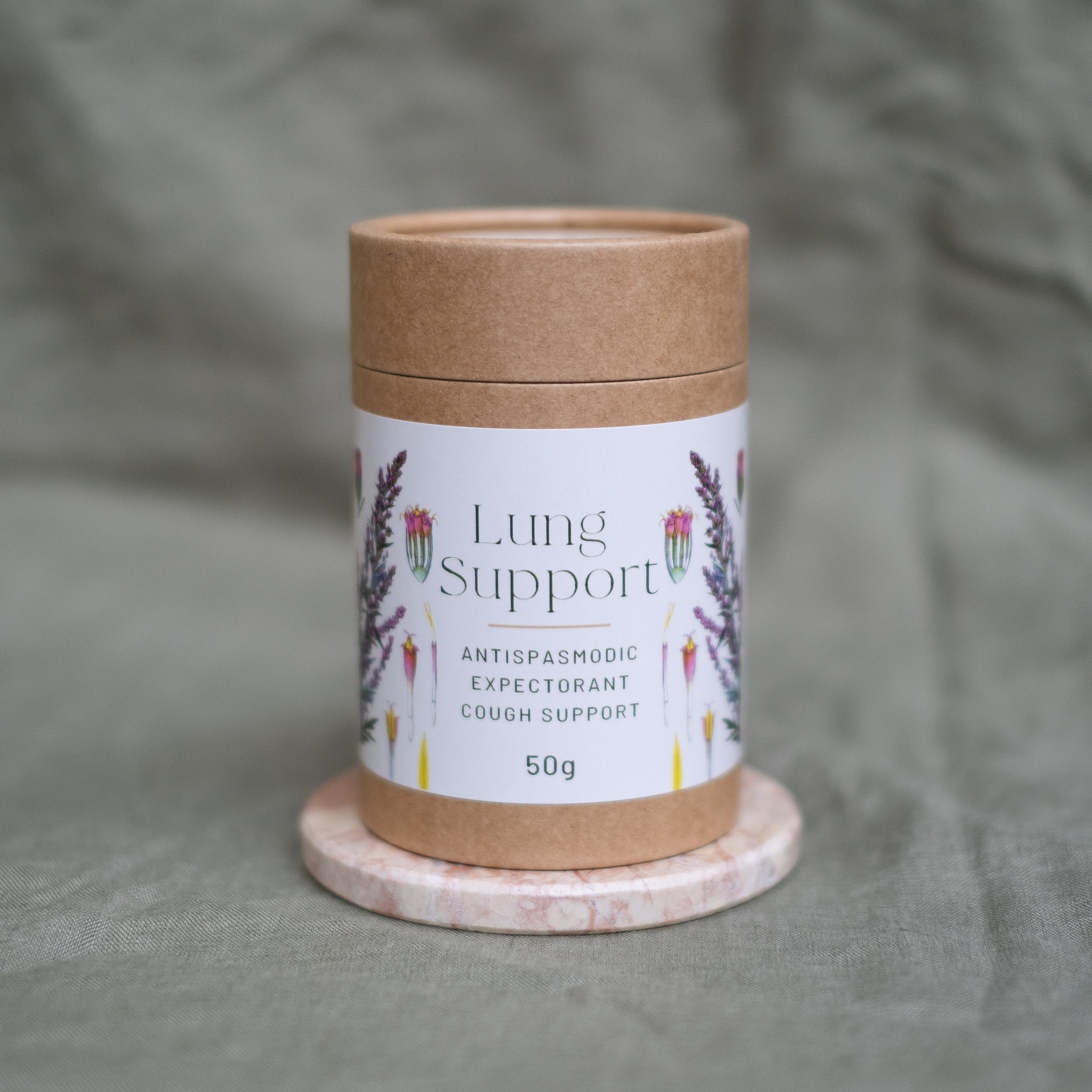LUNG SUPPORT - Breathe Herbal Tea with Mullein & Mugwort