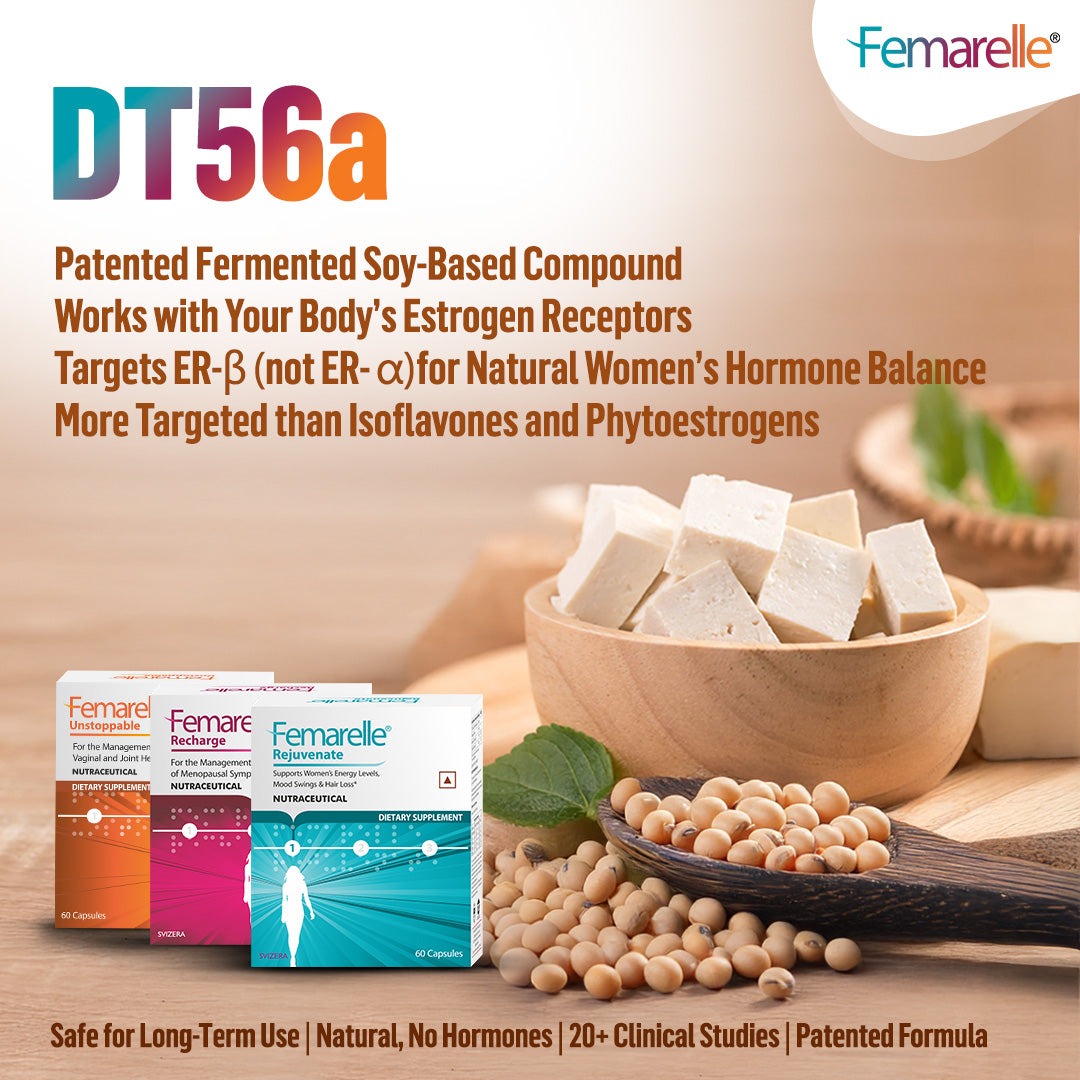 Femarelle® Recharge Menopause Supplements | 50-59+ Women | Menopause Symptoms Support for Hot Flashes, Hormone Balance, Mood Swings | 8 Million+ Customers, Global Brand