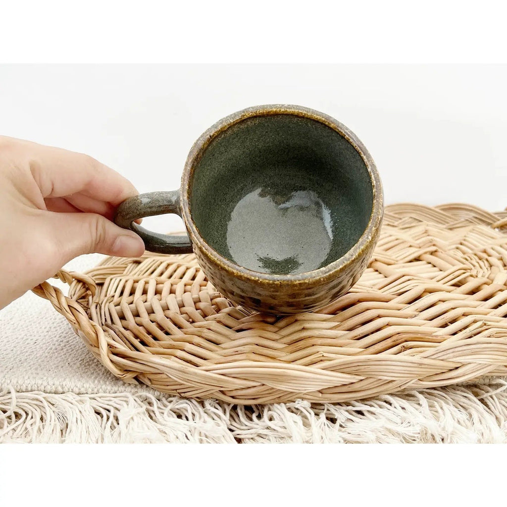 Eli.C Studio Sage Green Handmade Ceramic Mug