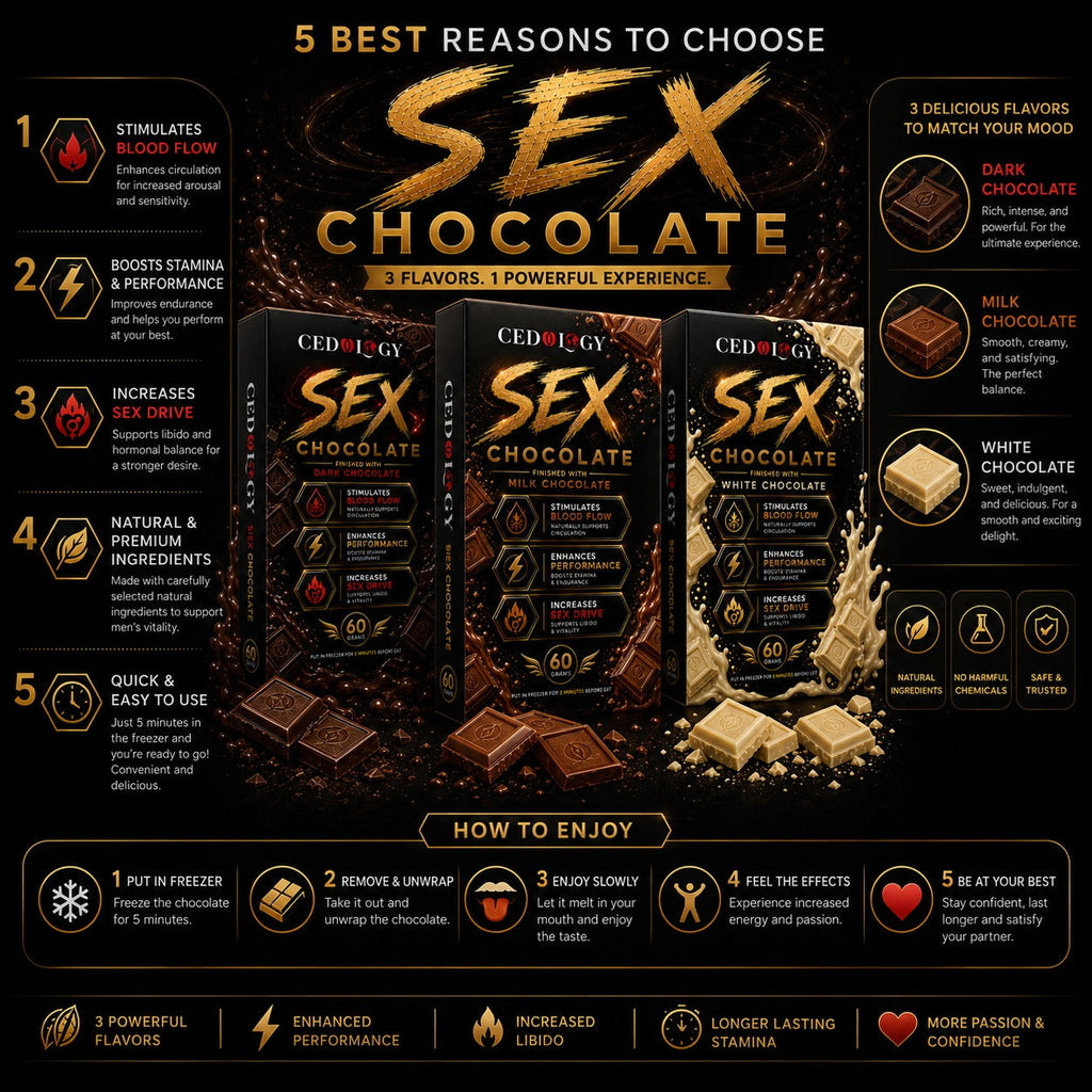 Chocolate Combo - Premium Dark, Milk and White Chocolate (60 Grams Each)