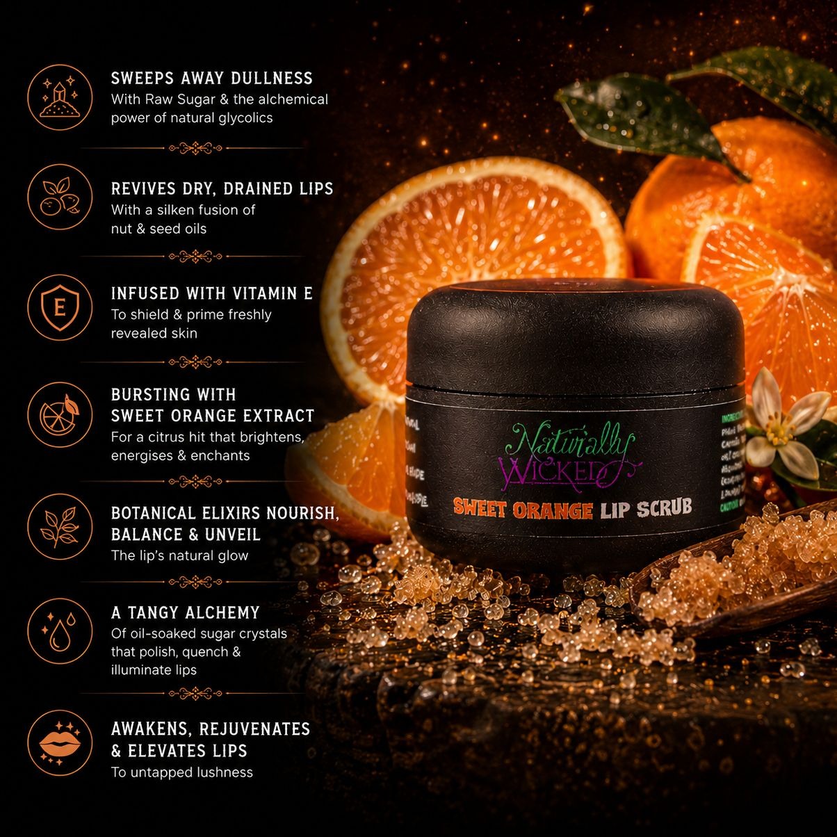 Sweet Orange Lip Scrub