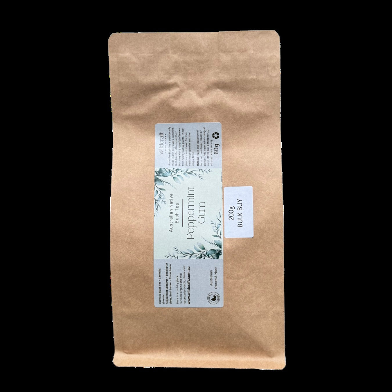 Australian Native PEPPERMINT GUM TEA for Clarity