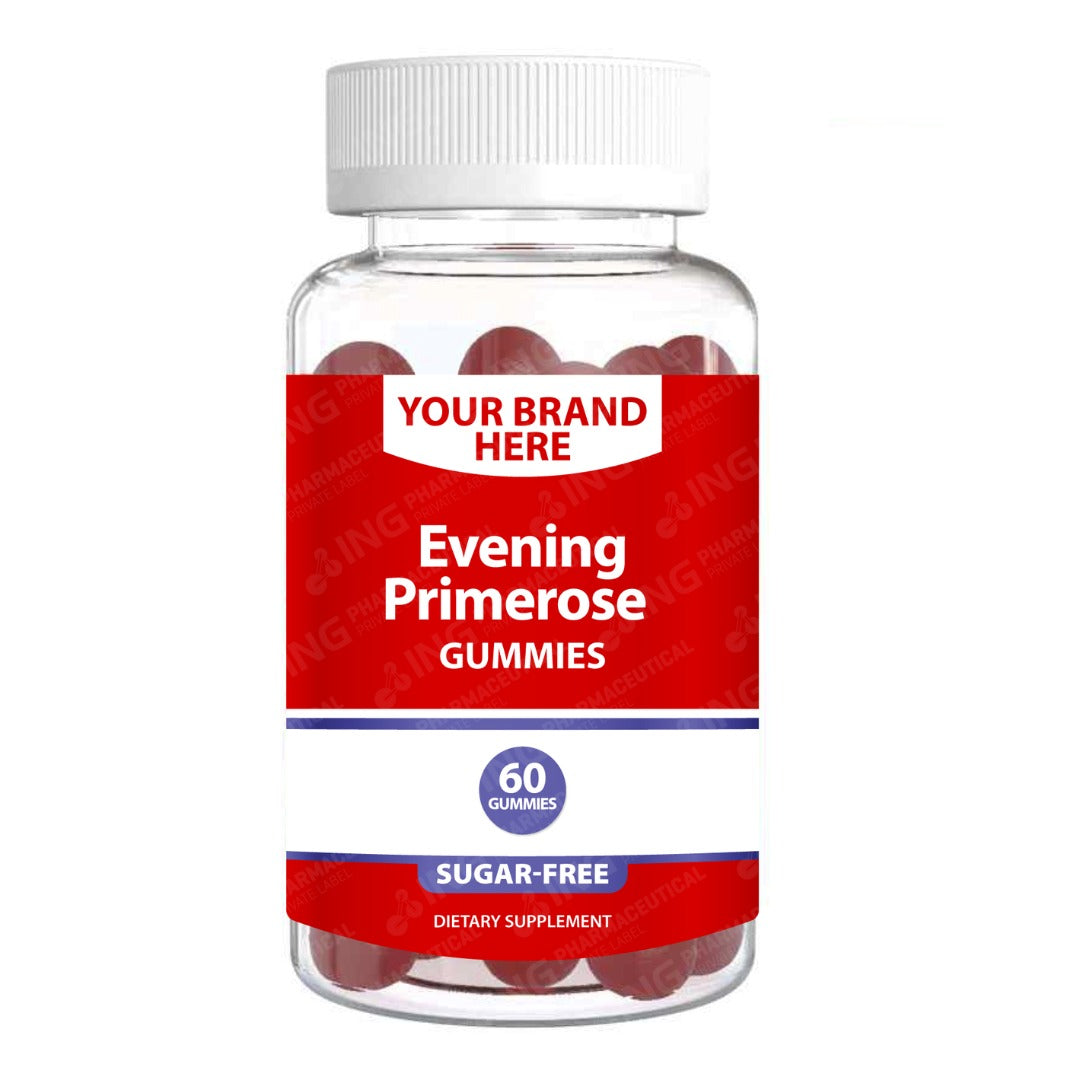 Evening Primrose Oil SUGAR-FREE Gummies Private Label (PECTIN) | EPO 500mg | Private Label Gummy Manufacturer