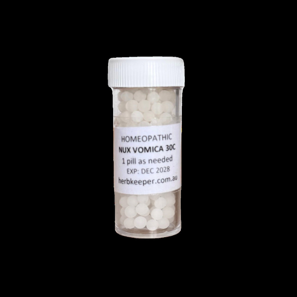 HOMEOPATHIC NUX VOMICA 30C PILLS