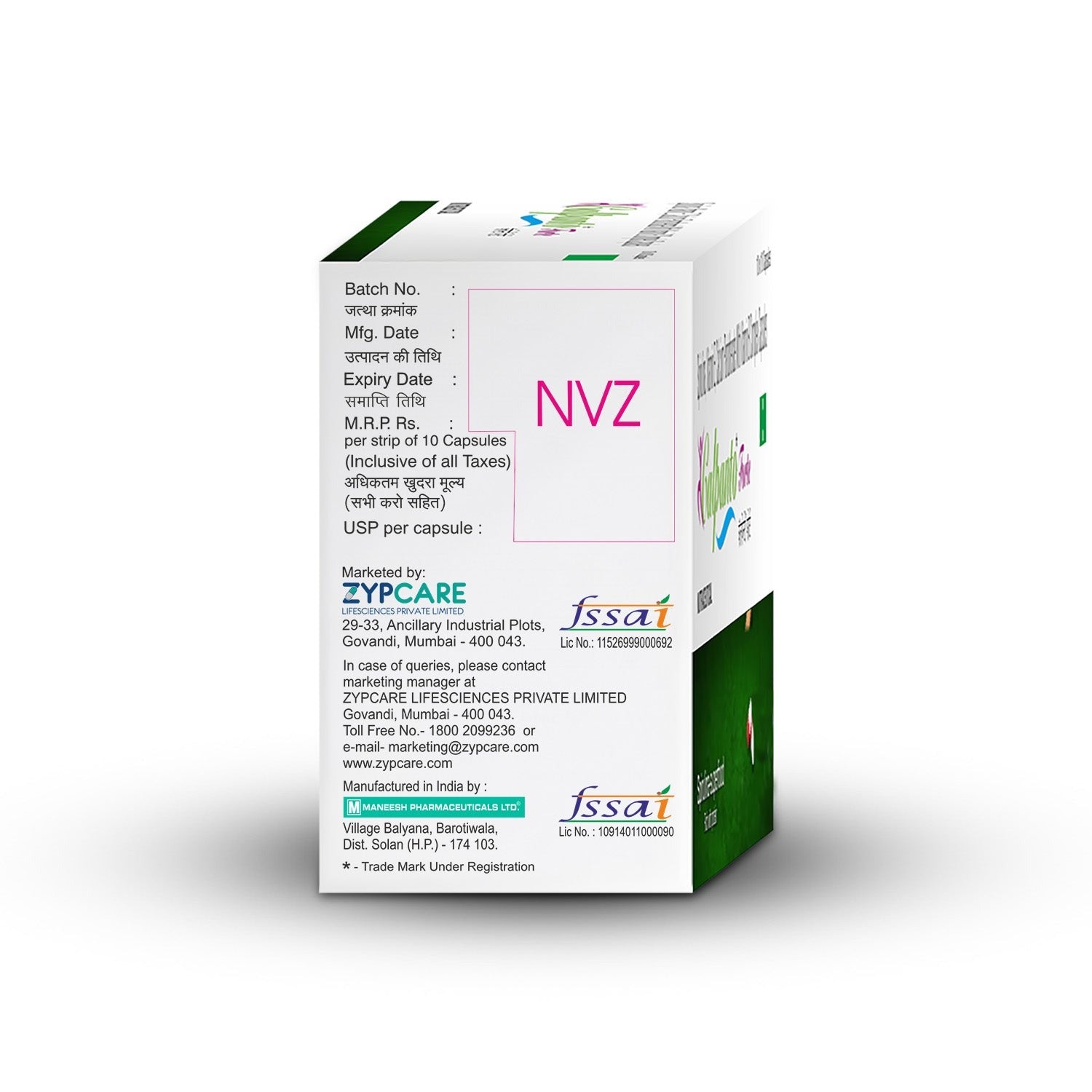 Calpanto Forte 10x10 Capsules | Multivitamin & Antioxidant Support | Spirulina, Vitamin E & B-Complex for Energy, Immunity & Healthy Skin