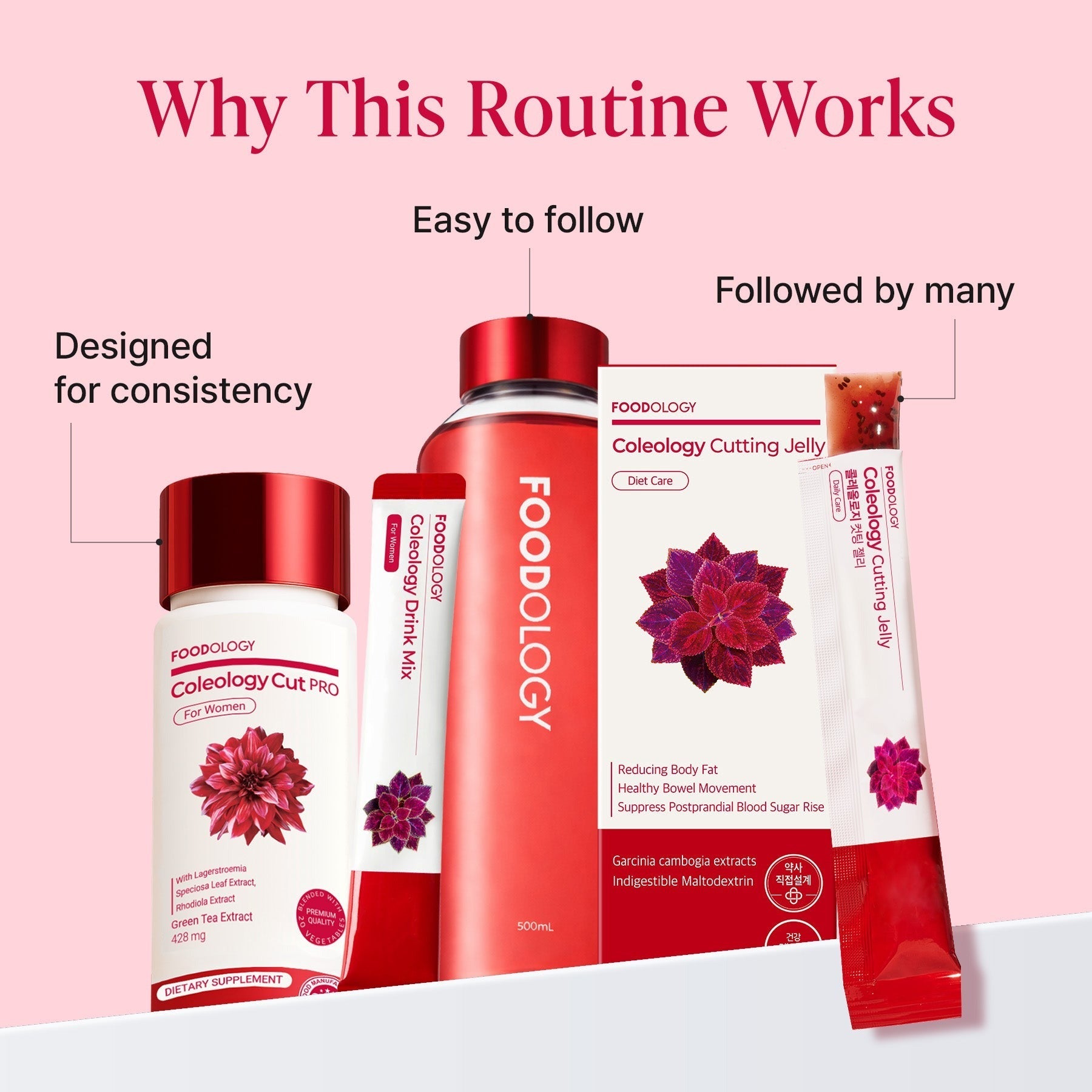 Red Bottle Diet Set