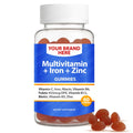 Multivitamin + Iron + Zinc Gummies Private Label (PECTIN) | Comprehensive Support Gummies | Private Label Gummy Manufacturer | LOW MOQ FORMULA