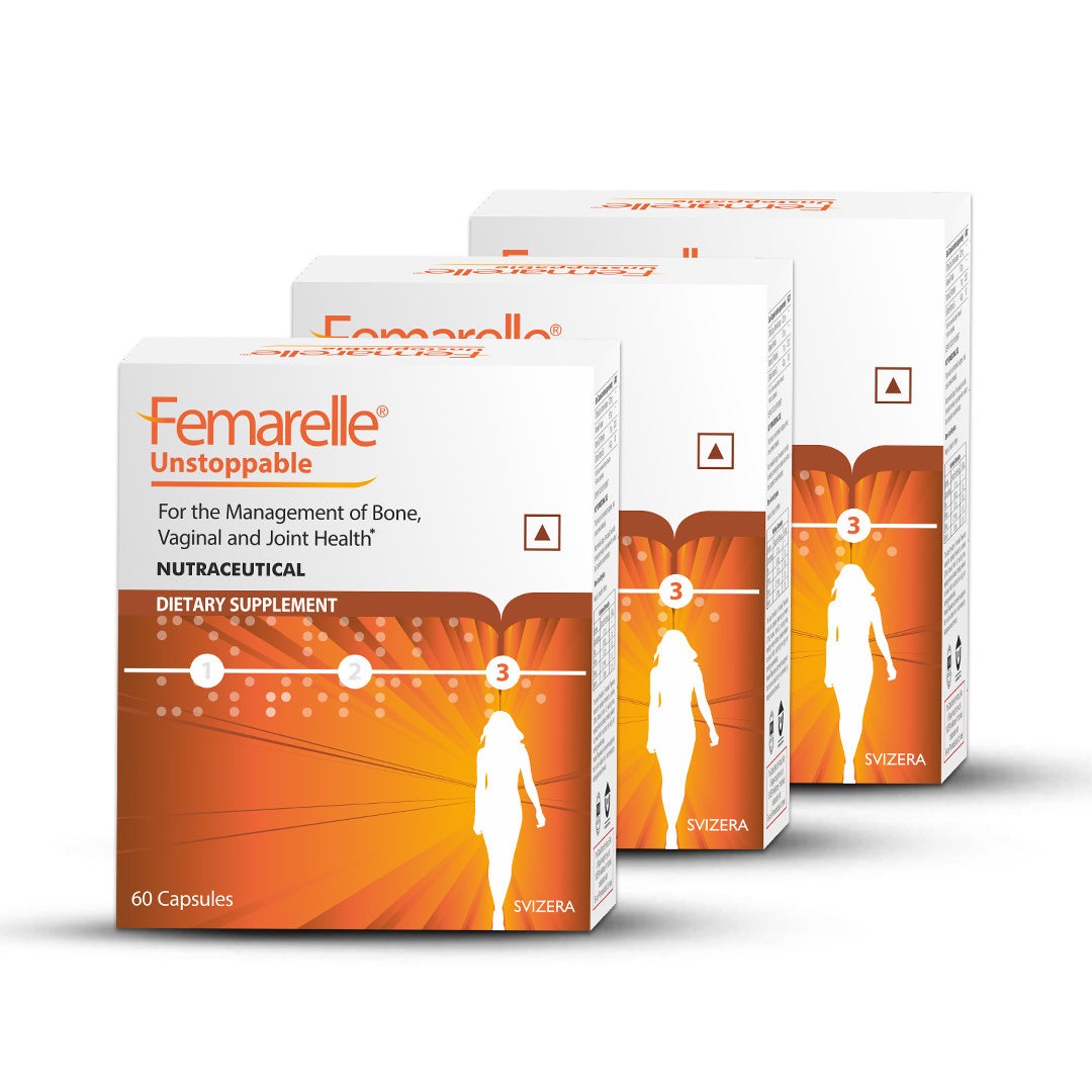Femarelle® Unstoppable Postmenopause Supplements | 60-80+ Women | Joint, Bone, Muscle & Vaginal Health Support | 8 Million+ Customers, Global Brand