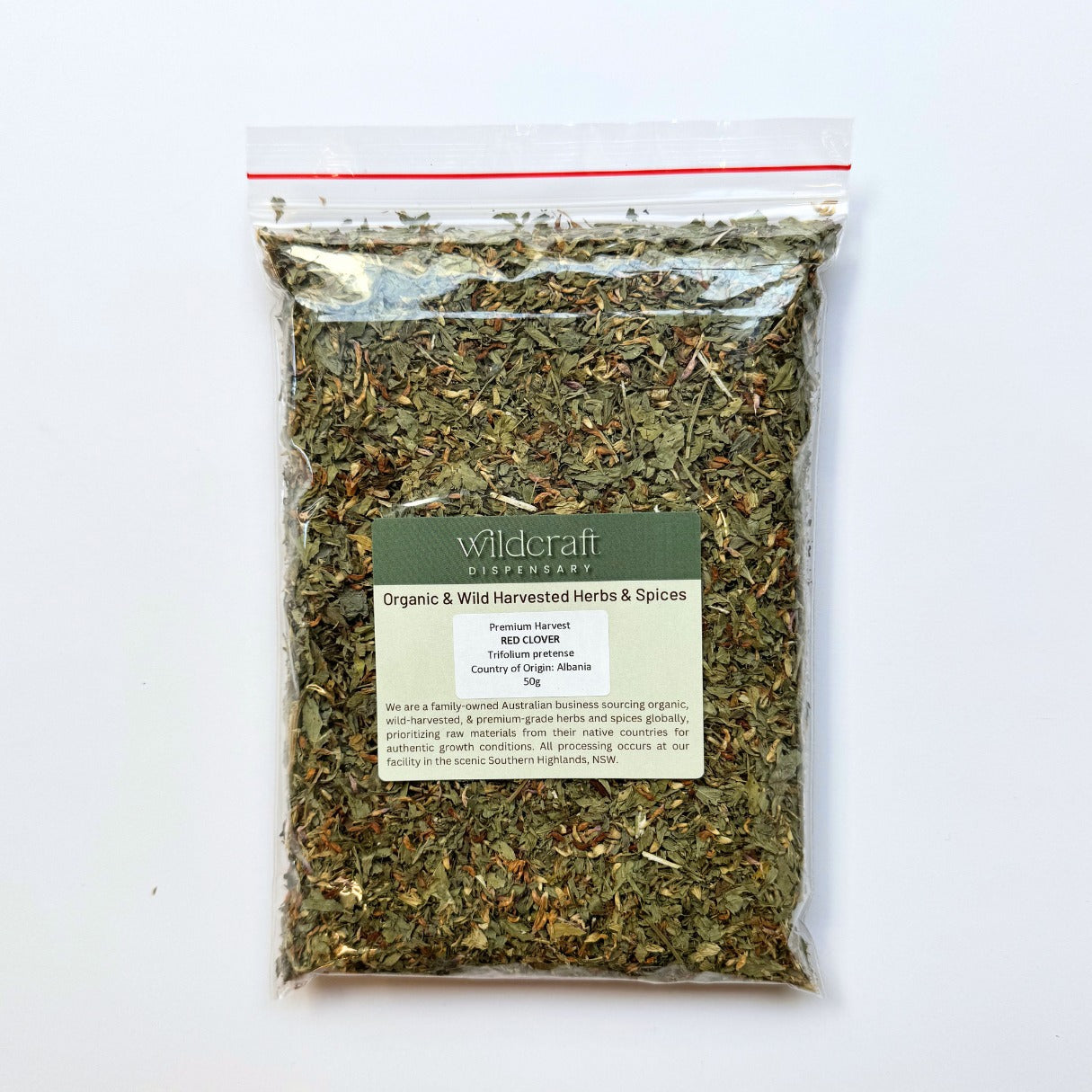 RED CLOVER ORGANIC 50g Trifolium pratense