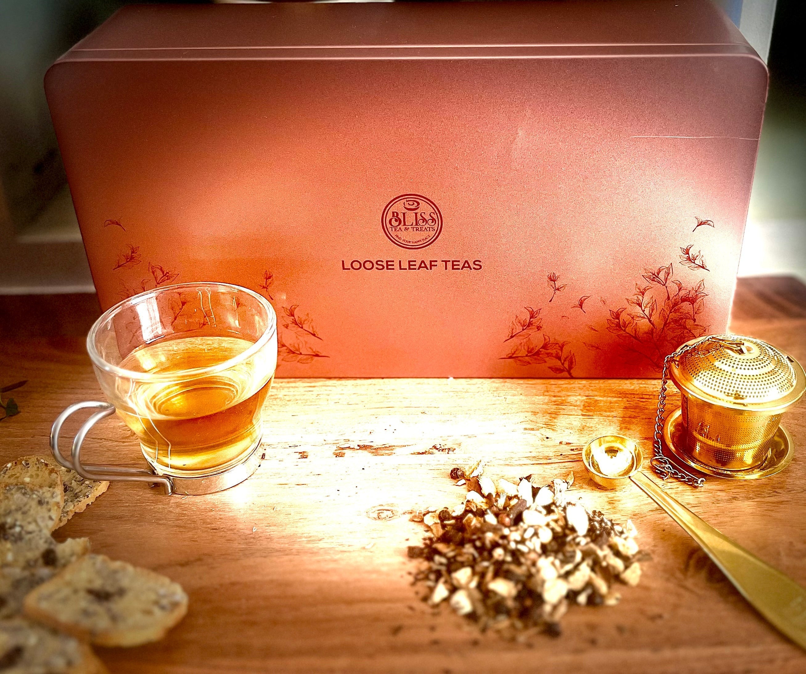 6 Tin Tea Box