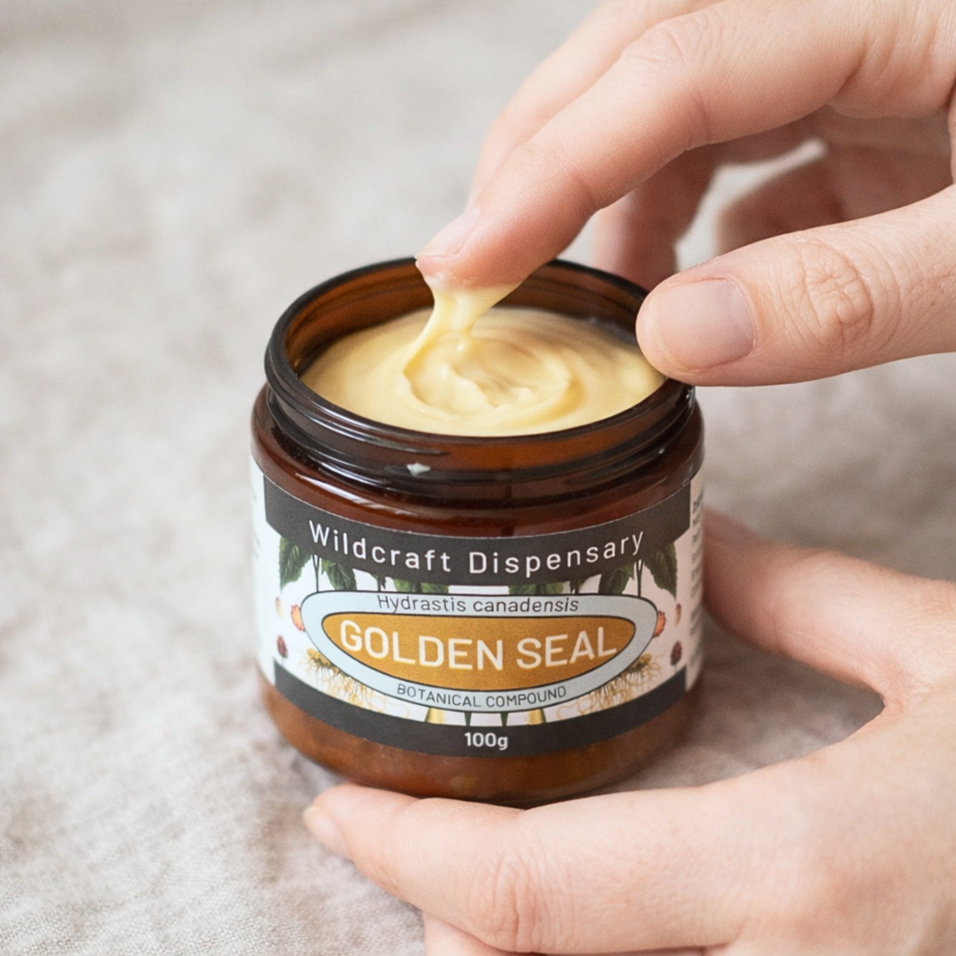 Wildcraft GOLDEN SEAL HERBAL OINTMENT for Cracked, Sensitive, and Slow Healing Skin