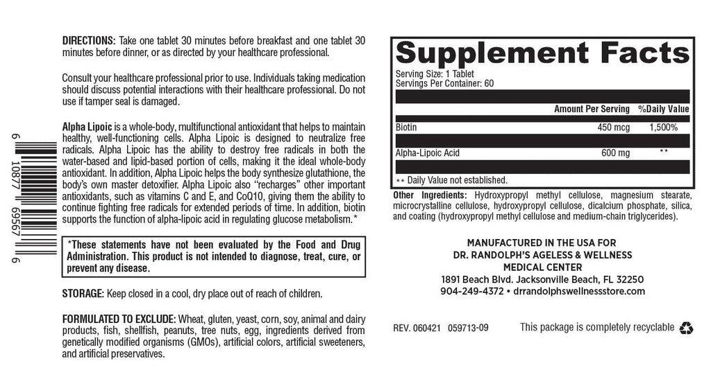 Alpha Lipoic