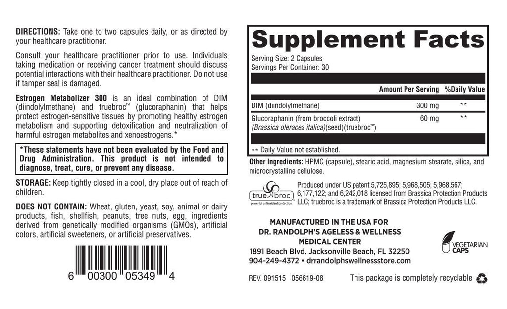Estrogen Metabolizer 300