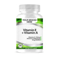 Vitamin E + Vitamin A Softgels White Label | Vit E + Vit A Private Label Softgels Manufacturer