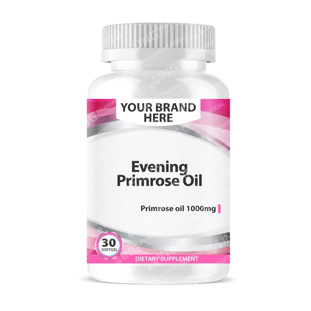 Evening Primrose Oil 1000mg Softgels White Label | EPO for Hormonal Health - Private Label Softgels Manufacturer