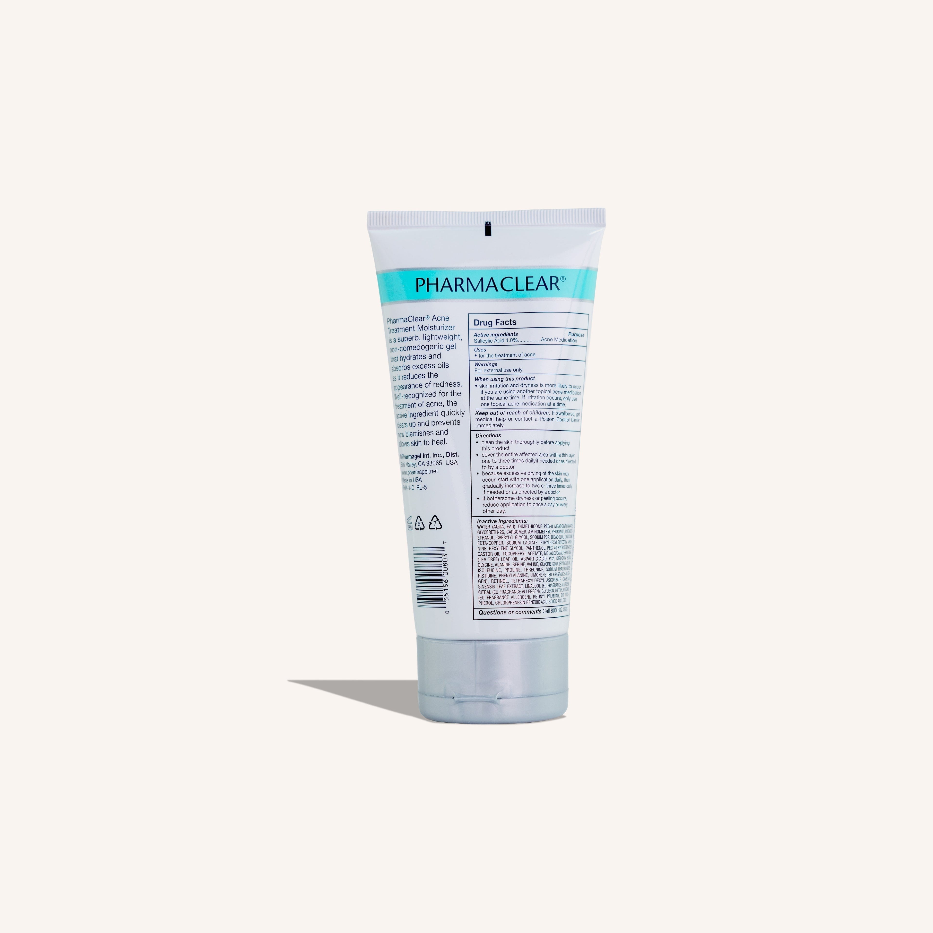 PharmaClear® Acne Treatment Moisturizer