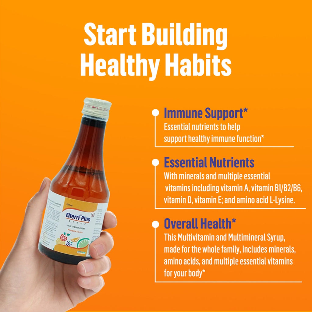 Multivitamin Syrup 200ml * 2 Bottles | Women, Men & Old Adults, Kids & Teenagers | Vitamin & Minerals