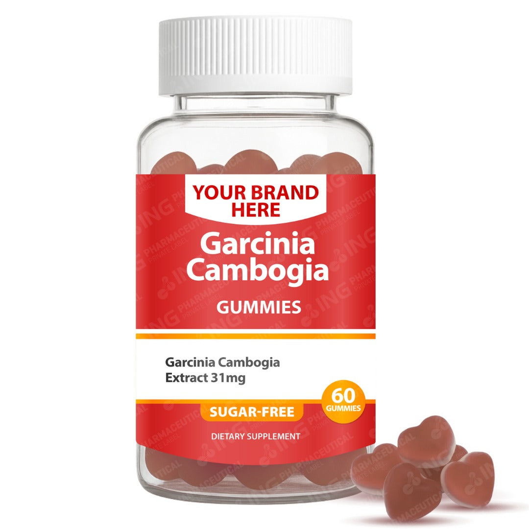 Garcinia Cambogia (Sugar-Free) Gummies Private Label (PECTIN) | Appetite Support Gummies | Private Label Gummy Manufacturer | LOW MOQ FORMULA